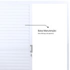 Porta De Alumínio De Correr Sobrepor 215x70cm Laminada Revers