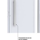 Porta De Alumínio De Giro Lambri Com Puxador De 60 Cm 215x95c