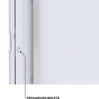 Porta De Alumínio De Giro Lambri Com Puxador De 60 Cm 215x95c