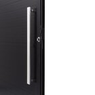 Porta De Alumínio Lambri 210x100cm Batente 4cm Ultra Ramassol