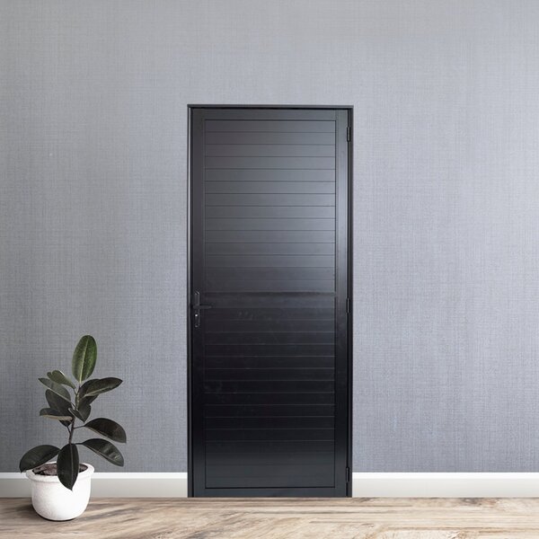 Porta De Aluminio Lambri 210x70cm Linha Premium Lux-esquadria