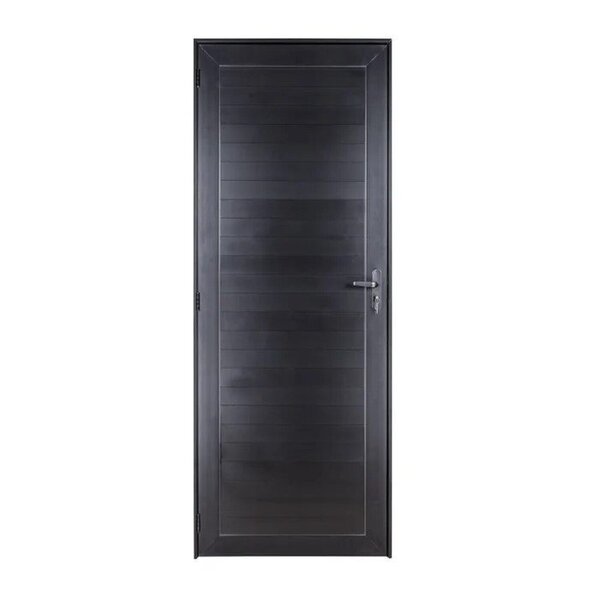 Porta De Aluminio Lambril 210 Cm X 90 Cm Abertura Direita Pre