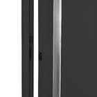 Porta De Aluminio Lambril 210x100cm Com Puxador Project Preto