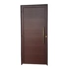 Porta De Aluminio Lambril 210x100cm Com Puxador Super Brimak