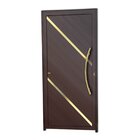 Porta De Aluminio Lambril 210x100cm Com Puxador Super Duna Br