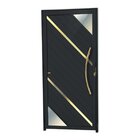 Porta De Aluminio Lambril 210x100cm Com Puxador Super Oasis B