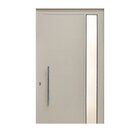 Porta De Alumínio Lambril 210x100cm Visor E Puxador Lado Dire