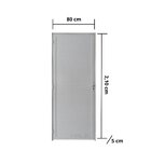 Porta De Alumínio Lambril 210x80cm Lado Esquerdo Hale Esquadr