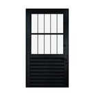 Porta De Alumínio Lambril 210x80cm Postigo Hale Esquadrias Ab