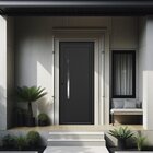 Porta De Aluminio Lambril 210x80cm Project Abertura Direita P