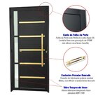 Porta De Aluminio Lambril 210x90cm Com Puxador Super Miraggio