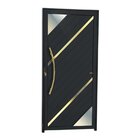 Porta De Aluminio Lambril 210x90cm Com Puxador Super Oasis Br