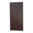 Porta De Aluminio Lambril 210x90cm Com Puxador Super Savana B