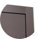 Porta De Aluminio Lambril 210x90cm Com Puxador Super Visione