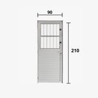 Porta De Alumínio Lambril 210x90cm Lado Direito Postigo Hale