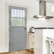 Porta De Alumínio Lambril 210x90cm Postigo Hale Esquadrias Ab