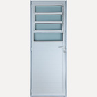 Porta De Alumínio Lambril Basculante 2,10 X 1,00 Direita Vidr