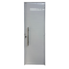 Porta De Aluminio Lambril Branco Com Puxador Linha 25 - 210x8