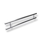 Porta De Alumínio Lambril Com Puxador 25 E Detalhe Em Friso 2