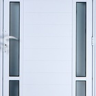 Porta De Alumínio Lambril Com Visor Duplo 2,10 X 0,90 Direita