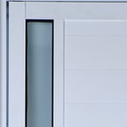 Porta De Alumínio Lambril Com Visor Duplo 2,10 X 0,90 Direita