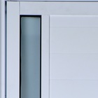 Porta De Alumínio Lambril Com Visor Duplo 2,10 X 0,90 Esquerd