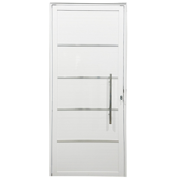 Porta De Alumínio Lambril Duplo 2,10 X 0,80 Linha 25 Premium