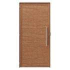 Porta De Alumínio Lambril Maxx Amadeirado Direita - 210x90