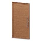 Porta De Alumínio Lambril Maxx Amadeirado Esquerda - 210x80