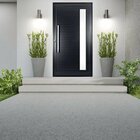 Porta De Aluminio Lambril Pivotante 220x120cm Com Puxador Pre