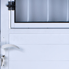 Porta De Alumínio Lambril Postigo 2,10 X 0,70 Esquerda Vidro