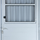 Porta De Alumínio Lambril Postigo 2,10 X 0,80 Direita Vidro M