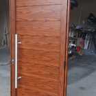 Porta de Alumínio Lambril Simples 2,10x 0,80 S/ Vidro - Madei