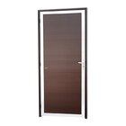 Porta De Alumínio Lambril Super 210cm X 100cm Brimak Abertura