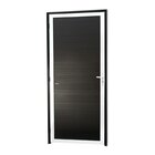 Porta De Alumínio Lambril Super 210cm X 100cm Brimak Abertura