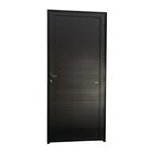 Porta De Alumínio Lambril Super 210cm X 70cm Brimak Preto
