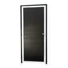 Porta De Alumínio Lambril Super 210cm X 80cm Brimak Abertura