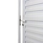 Porta de Alumínio Laminada 210x60cm Linha Solida MGM Branco