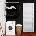 Porta de Alumínio Laminada 210x90cm Linha Solida MGM Branco