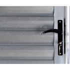 Porta De Alumínio Palheta 2,10 X 0,90 Esquerda Linha All Modu