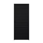 Porta De Alumínio Palheta 210x66cm Fortline Atlântica Abertur