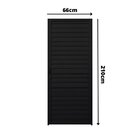 Porta De Alumínio Palheta 210x66cm Fortline Atlântica Abertur