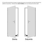 Porta De Aluminio Palheta 210x70cm Batente 4cm Ultra Ramassol