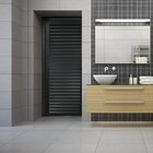 Porta De Alumínio Palheta 210x70cm Hale Esquadrias Abertura D