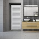 Porta De Alumínio Palheta 210x90cm Hale Esquadrias Abertura E