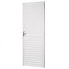 Porta De Alumínio Palheta Branca Maxx Direita - 210x70