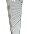 Porta De Aluminio Palheta Branca Ventilada Linha 25 - 210x80