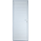 Porta De Alumínio Palheta Ventilada 2,10 X 0,60 Esquerda Linh