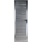 Porta De Alumínio Palheta Ventilada 2,10 X 0,60 Esquerda Linh