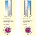 Porta De Alumínio Palheta Ventilada 2,10 X 0,80 Direita Linha